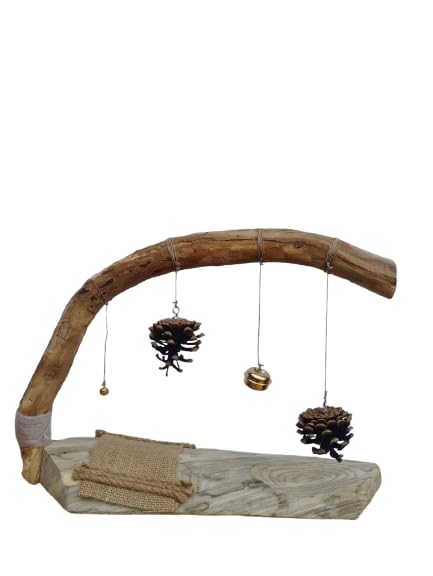 Jouet pour chats en bois d'olivier accessoire de dentition en bois brut