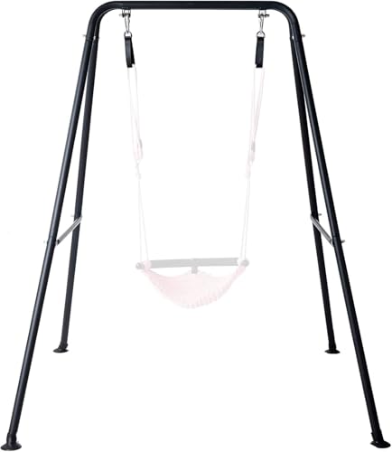 Gribouillage Metal Frame Full Steel Swing Stand for Adults, Hold up to 440 lbs, Outdoor or Indoor Hanging Swing Stand only, Swings not Included
