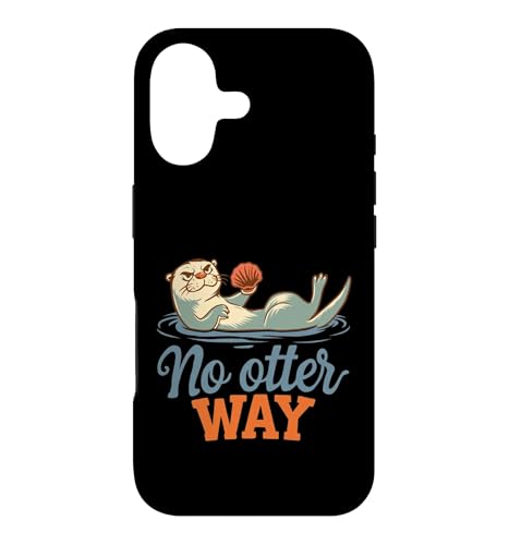 No Otter Way �ʔ�������ꃉ�b�R �A�j�}���f�U�C�� �X�}�z�P�[�X iPhone 17 �p
