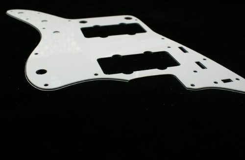 (B03) Custom Guitar Pickguard Fits Jazzmaster ,3ply White