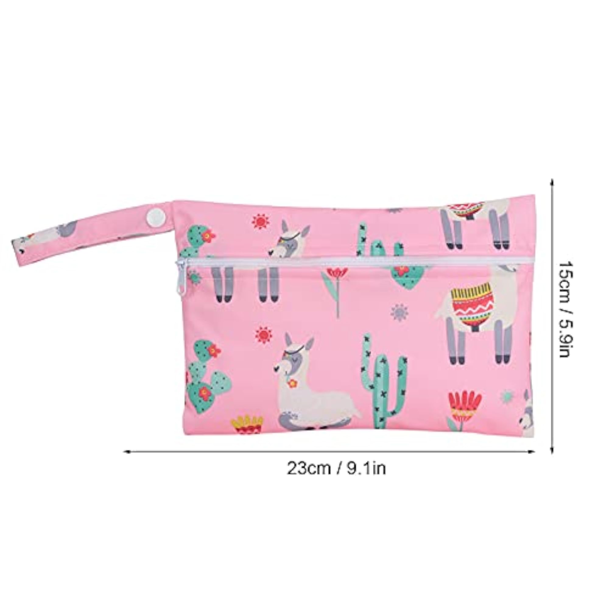 Diaper Storage Bag, Cute Exquisite Portable Eco-Friendly Pouch