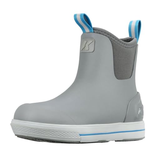 Korkers Men's Neo Flex Ankle Boot Rain Shoe, Neutral Gray, 11