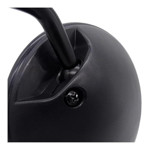 Espejo retrovisor de aluminio mecanizado de 10mm universal para moto 4