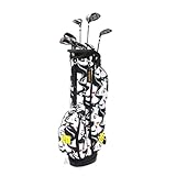 ラウドマウス ゴルフ クラブセット メンズ 15点 フル セット クラブ 10本 + スタンドバッグ + ヘッドカバー 4個 / Loudmouth LM-MS0001