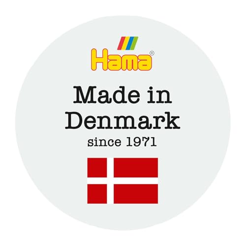 Hama Boncuk 201-50 ütü boncuğu torbası, yakl. 3.000 renkli midi el işi boncuğu, 5 mm çapında, pastel karışım, büyükler ve küçükler için yaratıcı el işi eğlencesi