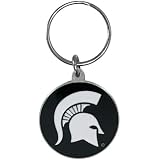 NCAA Siskiyou Sports Fan Shop Michigan State Spartans Carved Metal Key Chain One Size Team Color