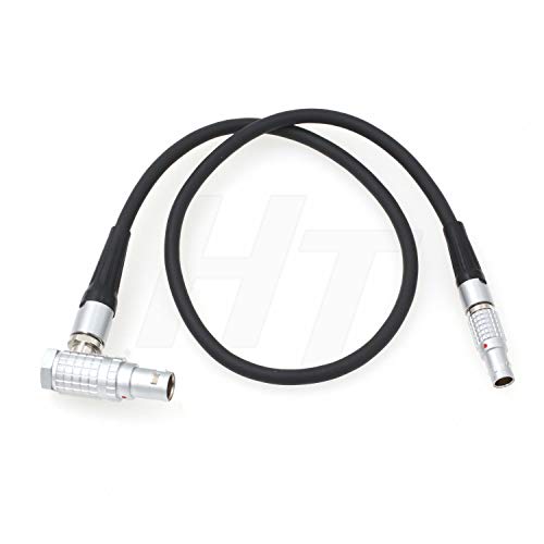 Cable de alimentación de 6 a 7 pines con conector en ángulo derecho para DJI Ronin 2 y Tilta