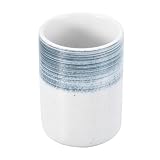 QUARKZMAN Vintage Handgefertigte Espressotassen 220ml Keramik Blau