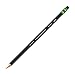 Ticonderoga Wood-Cased Pencils, Unsharpened, #2 HB Soft, Black, 12 Count
