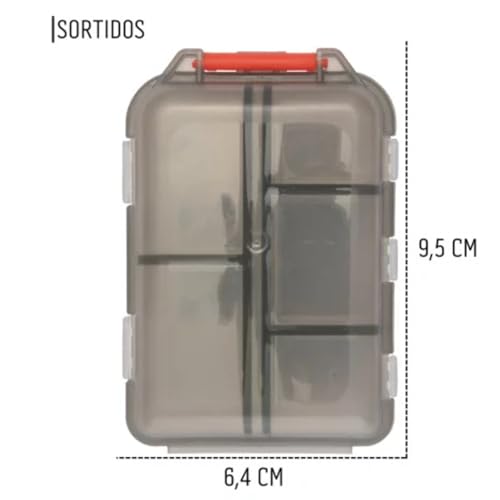 Kit com 2 Caixa Porta Comprimidos Remédios Vitaminas Semanal Organizadora De Medicamentos Portátil O