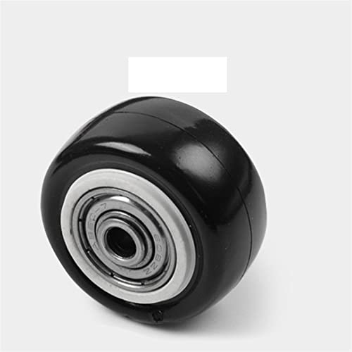 Roue simple avec double manchon de roulement de précision pour meuble moyen