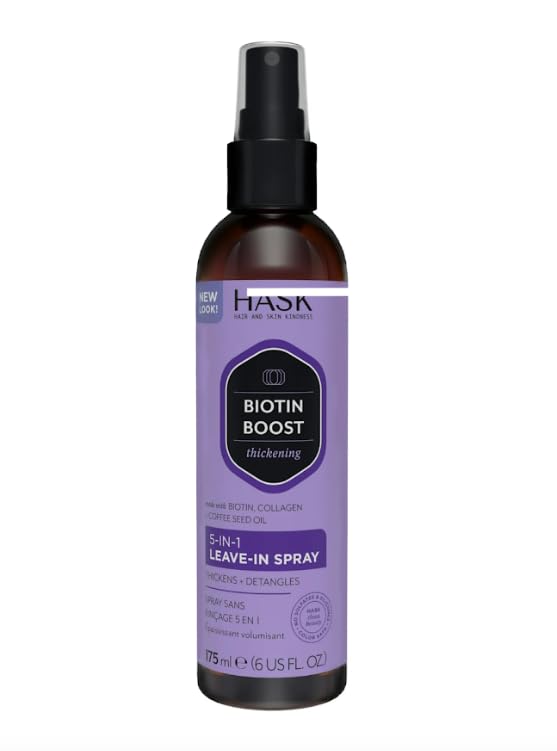 Newly Biotin Boost Thickening five in one uses Leave-in Spray, 6 fl oz (1 Pack, Packaging May Vary)