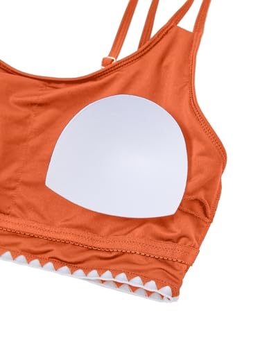 Image of IFFEI Mommy and Me Swimsuits High Waisted Bikini Sets for Women and Girls Two Piece Bathing Suit Swimwear
