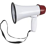 Ironton 10 Watt Handheld Megaphone - 4 C-Cell Battery Operated (Batteries Not Incl.), Model#...