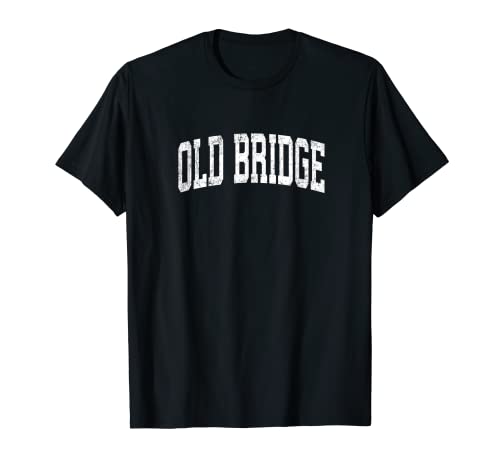 Old Bridge New Jersey NJ Vintage Athletic Sports Design T-Shirt