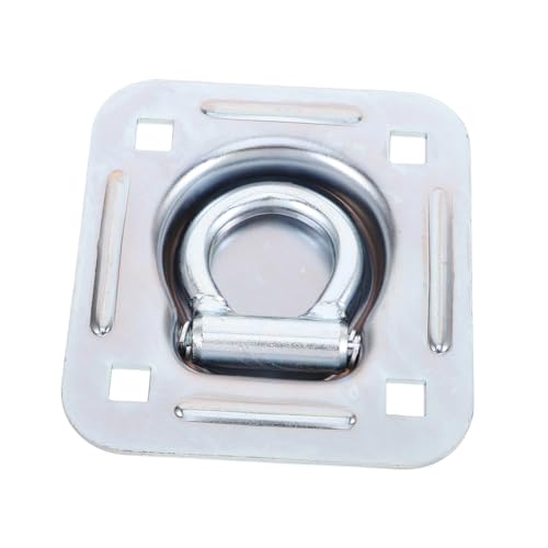 GLEAVI Anelli Di Ancoraggio a d Per Rimorchi e Furgoni Ganci Per Carico, Stabilità a Molla, Montaggio Versatile Per Cassoni Di Camion, Supporto Sicuro Per Trasporto Veicoli e Merci