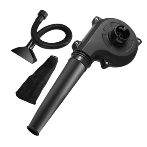 Cordless Leaf Blower Kit, Compact Metal and ABS Handheld Electric Blower Leaf Vacuum and Mulcher Angle Grinder Conversion Blower with Snap On Design for Industry and Home