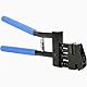FreeTec 2 in 1 Ø5 mm Absetzzange Karosserie, 290mm Loch und Absetzzange, Karosserie Absetzzange Abkantzange, Lochzange Blech Blechzange Blechlocher Falzzange zum Lochen und Falzen für Auto Reparatur