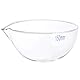VILLCASE 150ml Kristallisierschale, Glasschale Abdampfschale Küchenbecken Mikrowellengeeignetes Kochgeschirr Labor Verdampft Schüssel Mit Rührteller Labor-verdampfungsschale Laborgeschirr