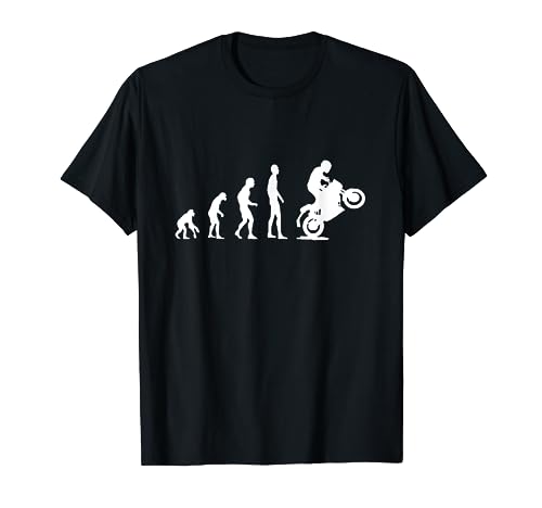 Motorrad Evolution Motorradfahrer Biker T-Shirt Motorrad Evolution Motorradfahrer Biker T-Shirt