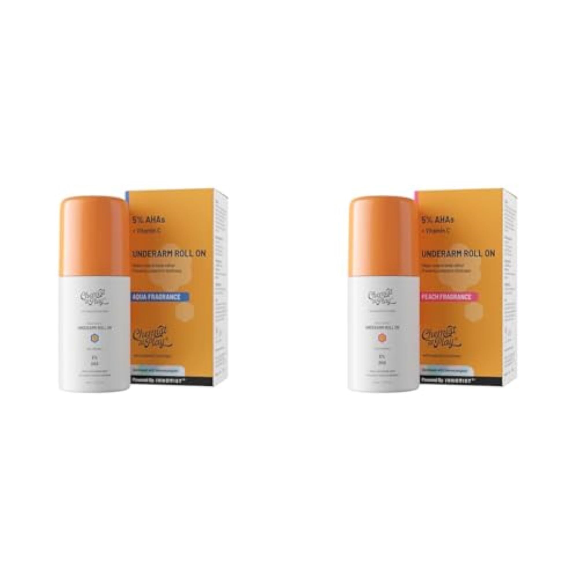 Underarm Peach Roll-On with AHA and Mandelic Acid