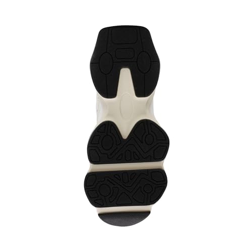 Steve Madden Women's Sebi Sneaker, White Multi, 8