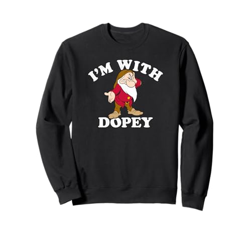 Sweatshirt Disney Blanche Neige Grumpy pull coton imprimé les Sept Nains pour homme et femme