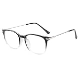 Simvey Classic Computer Blue Light Blocking Glasses TR90 Frame Gaming Glasses Unisex Lucency