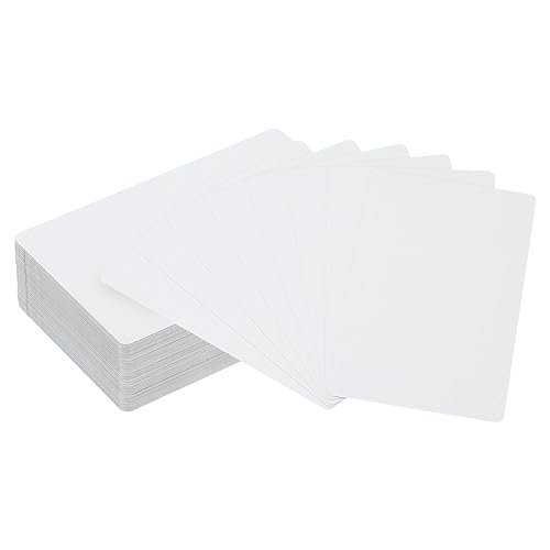 Cartes vierges sublimation métal business imprimables PATIKIL aluminium 3,4x2,1 pouces blanc x500
