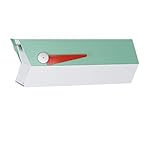 modbox USA Mid-Century Modern Curbside Mailbox | Two Tone (Satin Green-Satin White)