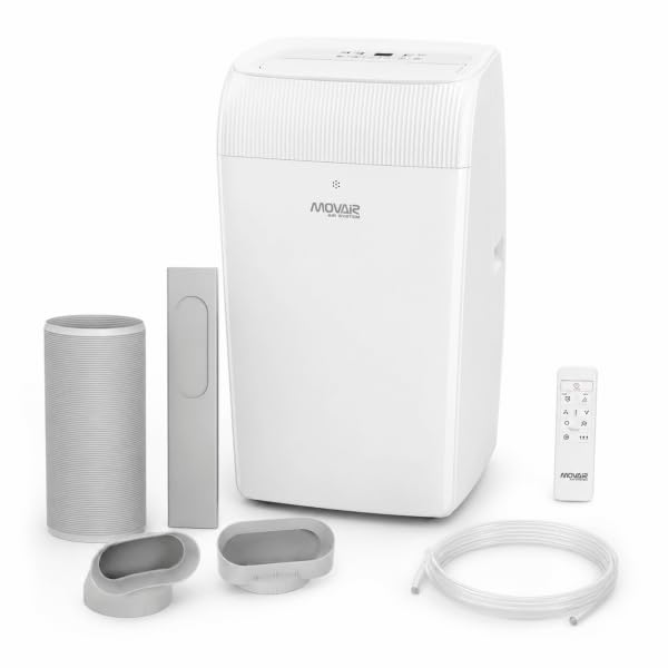 Bilake Aire Acondicionado Portátil MOV16-09-BC con Bomba de Calor, WiFi, 2,64 kW, Refrigeración, Calefacción, Ventilación y Deshumidificación