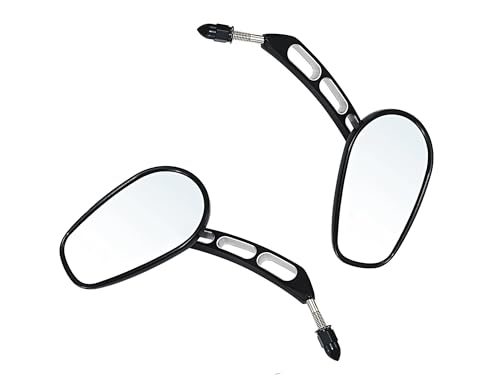 Espejos retrovisores para Harley Electra Glide Standard FLHT 1995-2022 cromados para manillar