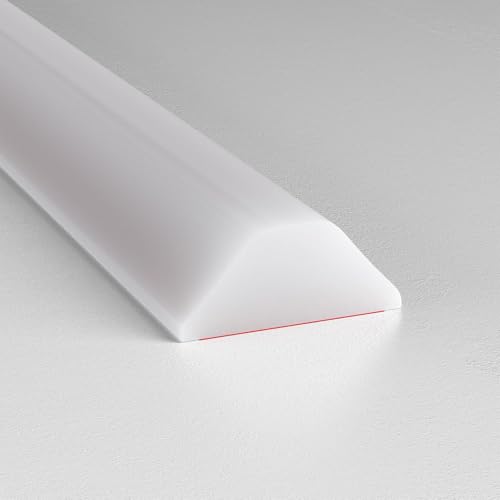 Image of Silicone Shower Door Water Barrier, Waterproof Shower Threshold Water Stopper Strip, Self Adhesive Bathroom Floor Water Dam for Bathtub, Kitchen & Wet Room