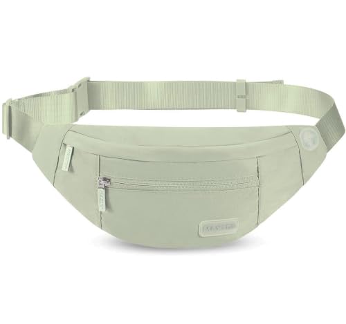Fanny Pack for Women Shoulder Sling Bag with 4-Zipper Pockets Crossbody Bag