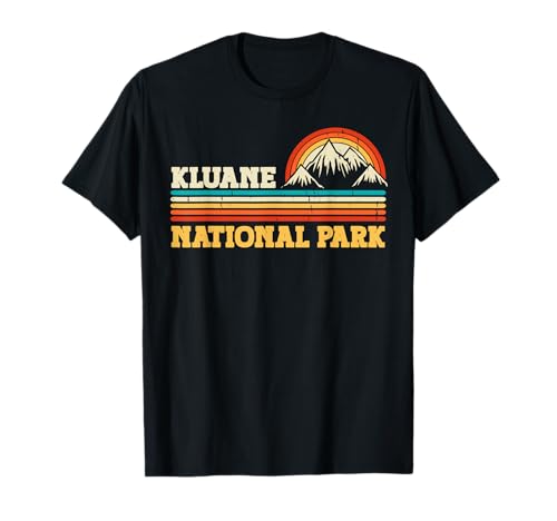 Kluane National Park Mountain Trees & Sun Camping Hiking T-Shirt