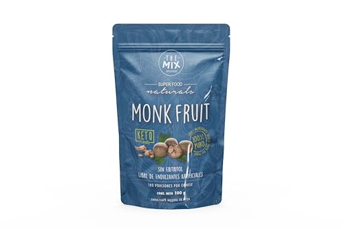 The Mix Superfoods, Monk Fruit PURE, NO erythritol, NO artificial, JUST monk fruit 100% (100 g)