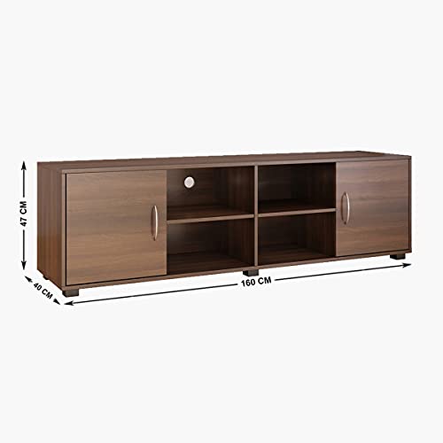 Image of Home Centre | Clary | Engineered Wood | TV Units | Brown | 1 Year Warranty