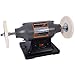 HDSZLJL 6-Inch Heavy Duty Electric Bench Buffer Polisher with 4 Buffing Wheels, CSA Certificated, Ideal for Metal, Wood, Jewelry, Knives, Jade, and Plastic Polishing (Gray + ABS+Steel(Q235))