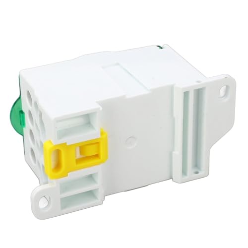 Boîte de jonction pour rail DIN 690V 400A verte en PA66 ignifuge