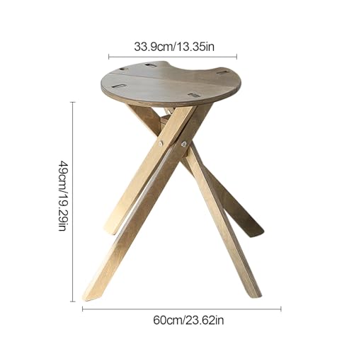 Table pliante de camping portable en bois table d'appoint intérieur extérieur - 4
