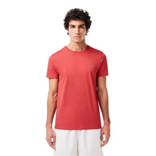 Image of Lacoste Men's Short Sleeve Pima Jersey Crew Neck Tee
