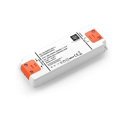 LIGHTEU 24V 50W LED Treiber/LED Trafo super slim, 50 W, 24 V DC, 2.8 A - Konstantspannung für LED-Streifen und G4, MR11, MR16 LED-Glühbirnen