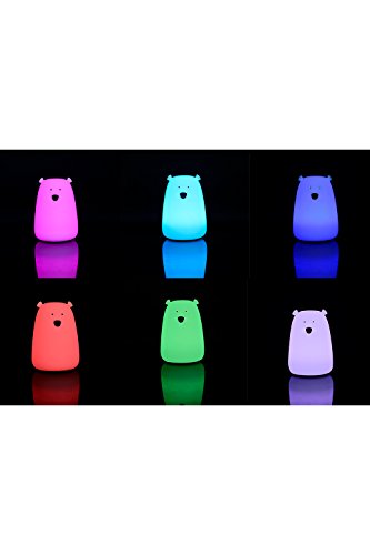 Lámpara de mesa de noche con luz LED táctil USB miniatura 5