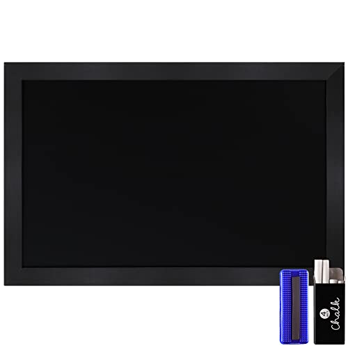 HBCY Creations Rustic Black Magnetic Wall Chalkboard, Extra Large Size