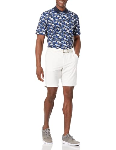 Image of Amazon Essentials Men's Regular Fit Golf Polo Shirt, Moisture-Wicking Quick Dry, Recycled Polyester, Short Sleeve