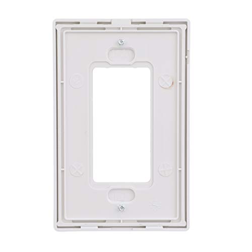 Image of Eaton EWFTRCR15-W-BX-L Wi-Fi Smart Receptacle Works with Hey Google and Alexa with Screwless Decorator Wallplate, White