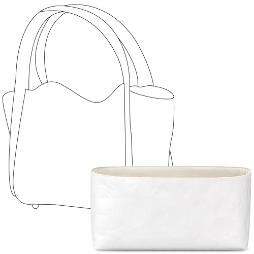 FANJI Project Tote Bag Organizer Insert for SONGMONT Song bag mini handbag, Custom Fit Inside Premium Craie Lightweight WaterResistant Purse Insert