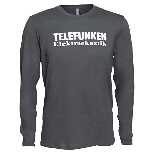 TELEFUNKEN Elektroakustik Classic Long Sleeve (Small, Grey)