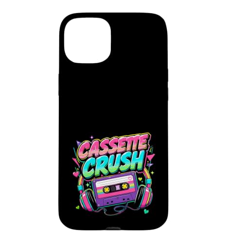 Casette Crush 80�N��R�X�`���[�� �X�}�z�P�[�X iPhone 15 Plus �p