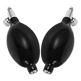COLLBATH 2 Stück Latexpumpe Ersatz mit Kupferventil Manuelle Aufblasbirne für Blutdruckmessgerät Latexball Luftdichte Elastische Handpumpe Kompatibel mit Gängigen Manschettenmodellen
